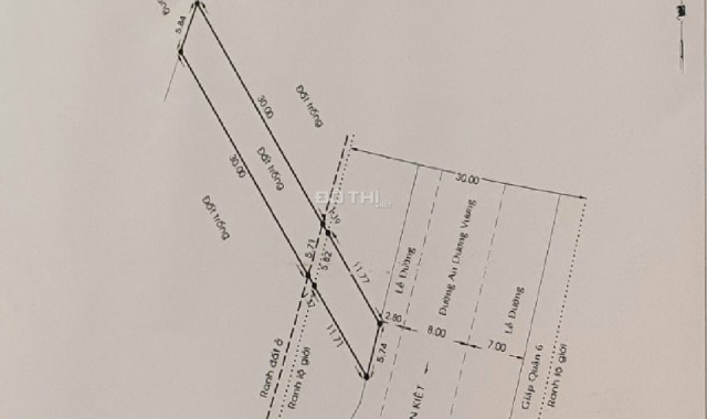 Đất MTKD An Dương Vương, 5.8x40m chỉ ~70tr/m2