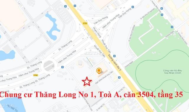 Chính chủ bán căn hộ 112m2 Thăng Long Number One mặt tiền đại lộ Thăng Long phù hợp với hộ gia đình