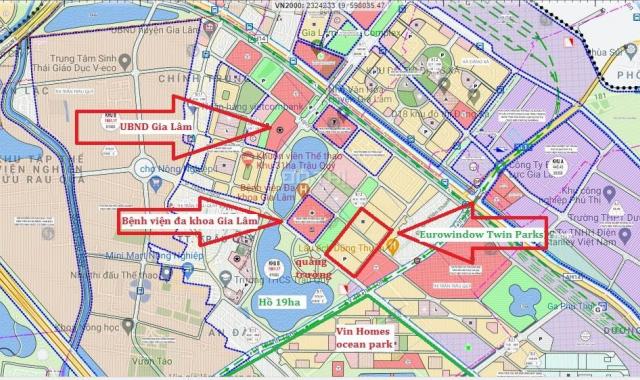 Nhận ngay lô liền kề, biệt thự siêu đẹp giá hấp dẫn dự án Eurowindow Twin Parks Gia Lâm
