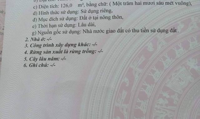 Cần bán nhanh lô đất Điện Thắng Nam diện tích 126m2, giá 8xx tr