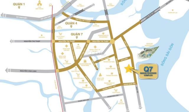 Kẹt tiền khách cần bán thu hồi vốn Q7 Saigon Riverside 2PN - 2WC. LH: 0909596536