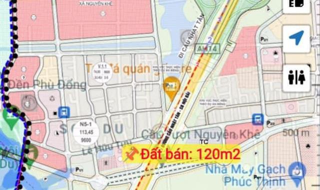 Bán đất giãn dân Sơn Du, Nguyên Khê, sát đường Võ Nguyên Giáp, 120m2, giá 3x triệu/m2