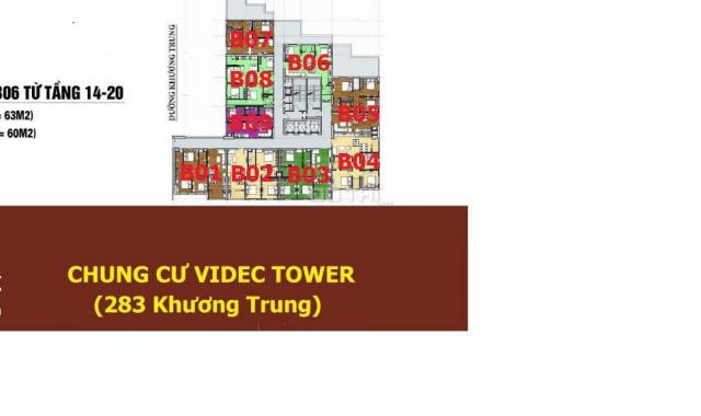 Cần bán căn hộ tháp B 283 Khương Trung, đường Khương Trung, Thanh Xuân, Hà Nội, giá tốt
