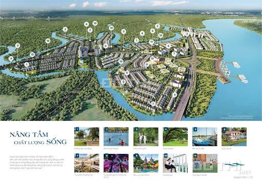 Bán nhà phố 8x20m, phân khu The Suite, Aqua City 8,5 tỷ (có VAT) bao hết