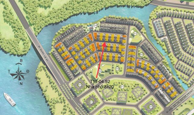 Bán nhà phố 8x20m, phân khu The Suite, Aqua City 8,5 tỷ (có VAT) bao hết