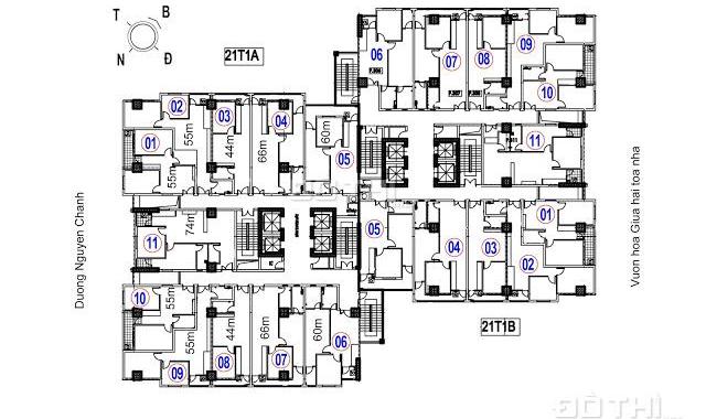 Chung cư Nam Trung Yên, Cầu Giấy giá rẻ 29 tr/m2. 75m2 2 ngủ căn duy nhất