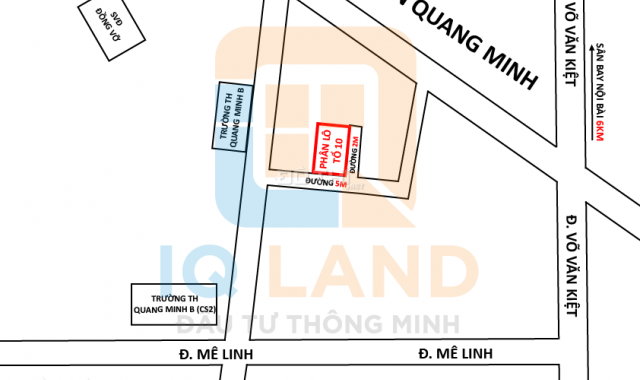 Hot đất Tổ 10 TT Quang Minh 78m2, đường ô tô, giá đầu tư