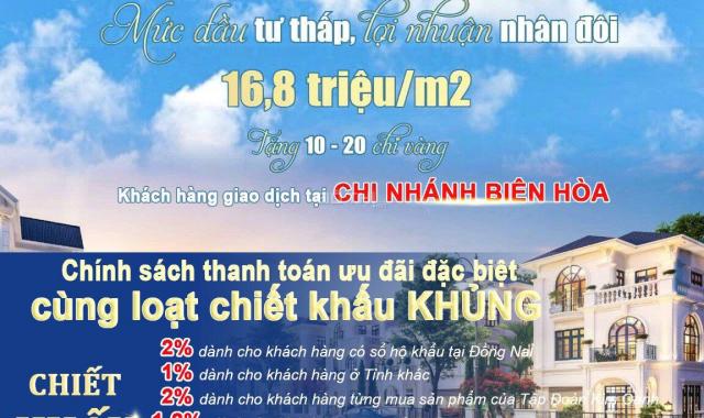 Bán đất nền dự án tại Dự án Century City, Long Thành, Đồng Nai diện tích 100m2 giá 16,8tr/m2