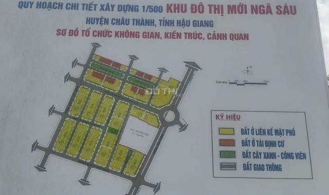 Bán đất tại Đường Võ Thị Sáu, Huyện Châu Thành, Hậu Giang diện tích 100m2 giá 750 triệu