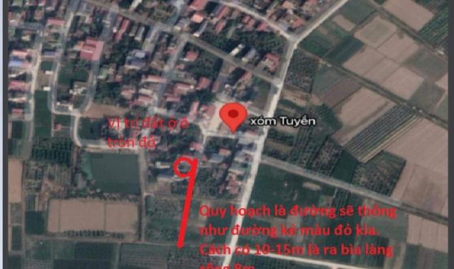 Hàng hot tại thôn Tuyền, xã Đông Xuân, huyện Sóc Sơn tài chính chỉ hơn 400 triệu, DT 60.7m2, MT 6m