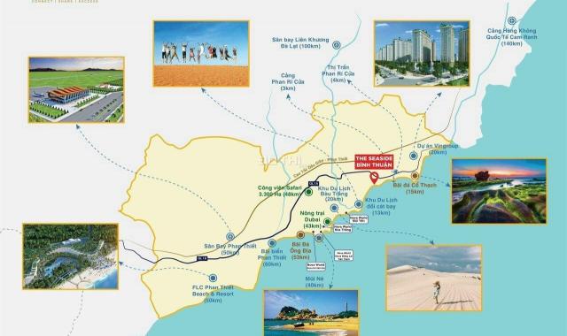 Đất nền dự án The Seaside Bình Thuận cơ hội đầu tư sinh lời 100% giá chỉ từ 16tr/m2