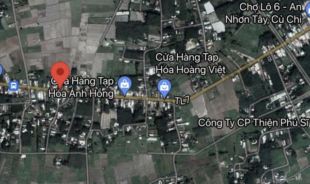 Bán đất DT 806m2 mặt tiền Tỉnh Lộ 7, xã An Nhơn Tây, huyện Củ Chi