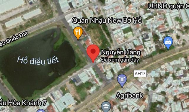 Bán lô đất mặt tiền đường Nguyễn Hàng, phường Hòa Thọ Đông, quận Cẩm Lệ DT: 75 m2. Giá: 2,7 tỷ