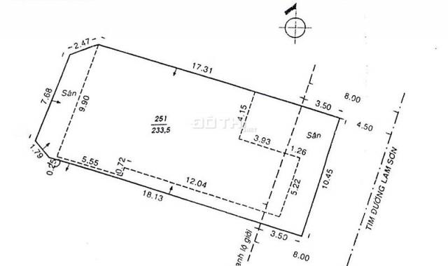 Bán tòa nhà văn phòng mặt tiền Lam Sơn Tân Bình 1 hầm 7 tầng 10.5x25m