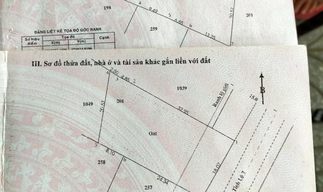 Bán đất dt 1767m2 có 300m2 thổ cư mặt tiền Tỉnh Lộ 7, xã Phước Thạnh, huyện Củ Chi