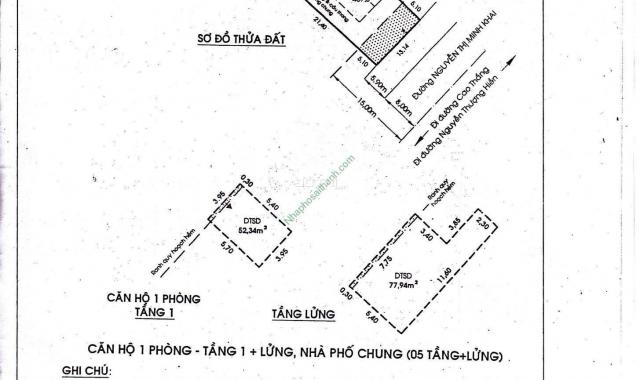 Bán nhà đất tại Nguyễn Thị Minh Khai, Quận 3, 488m2 đất, GPXD 2 hầm + 12 tầng