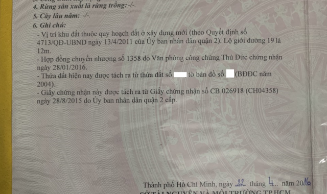 Kẹt tiền cần bán gấp lô đất 112m2, đường 19, phường Thạnh Mỹ Lợi, Quận 2. Liên hệ Sum 0934151292