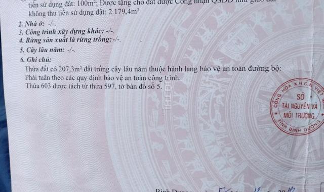 Cần bán lô đất nền mặt tiền đường DH515, Phú Giáo, Bình Dương, giá tốt