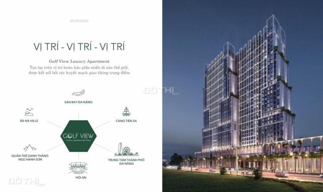 Bán căn hộ chung cư tại dự án Golf View Luxury Apartment, Ngũ Hành Sơn, Đà Nẵng DT 46m2