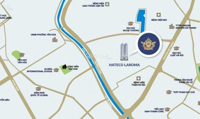 Bán căn hộ 2PN rẻ nhất dự án chung cư cao cấp Hateco Laroma, quận Đống Đa