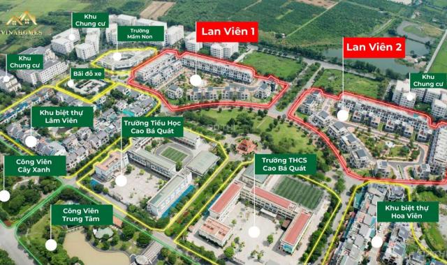 Chính chủ cần bán 2 lô shophouse vị trí khe thoáng tại dự án Lan Viên Villas