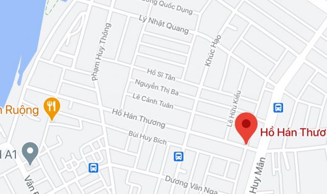 Cần bán lô đất mặt tiền đường Hồ Hán Thương, phường Nại Hiên Đông, quận Sơn Trà. DT: 100 m2