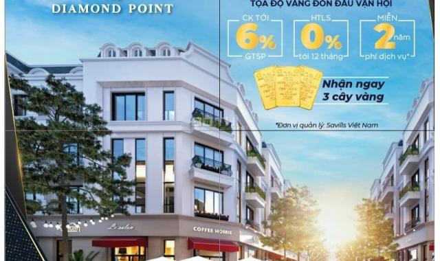 Biệt thự, liền kề tại The Diamond Point - viên kim cương liền kề VinHomes The Harmony bờ Đông Hà Nộ