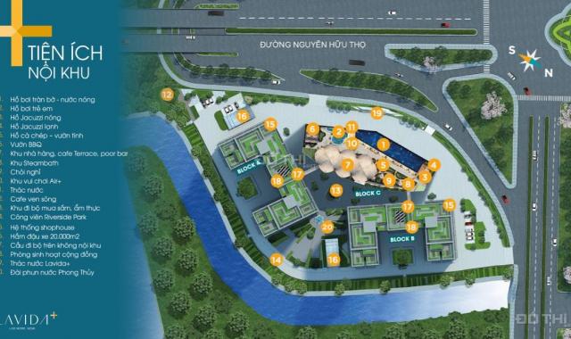 Bán gấp căn officetel dự án Lavida MT Nguyễn Văn Linh Q7 giá chỉ 1,360 tỷ bao phí + 5% sổ hồng