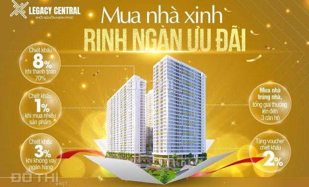 Căn hộ giá tốt nhất Bình Dương chỉ từ 900 triệu, chỉ có tại Legacy Central