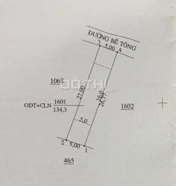 Bán đất hẻm Hùng Vương, khu phố 4B, thị trấn Dầu Tiếng