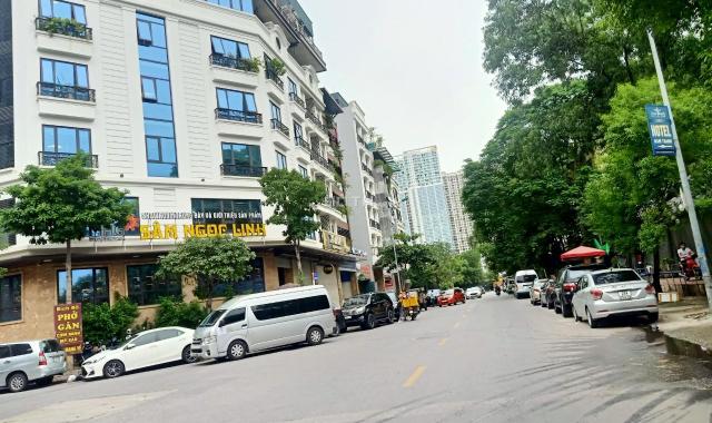 Nhà mặt phố ngã tư Trần Duy Hưng DT 104m2 mt 6,5m 6 tầng thang máy