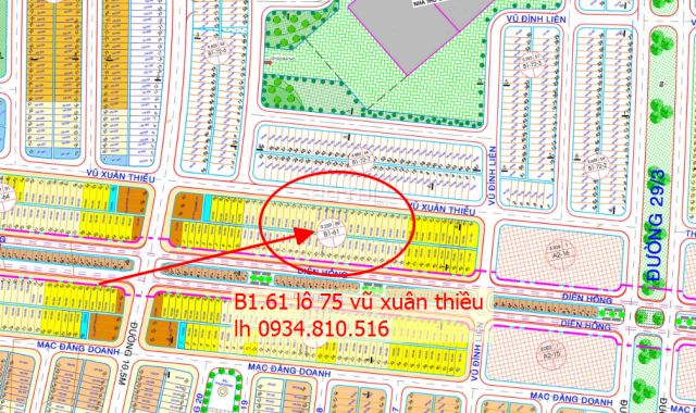 Chính chủ cần bán lô đất đường Vũ Xuân Thiều - Đông Bắc - 100 m2