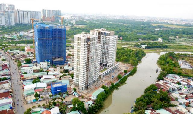 Qúy 4/2021 bàn giao nhà, xách vali vào ở 1PN 49m2, căn hộ D'Lusso Emerald ven sông, cao cấp