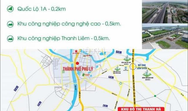 Bán đất nền dự án tại dự án khu đô thị Thanh Hà, Thanh Liêm, Hà Nam diện tích 100m2 giá 10.8 tr/th