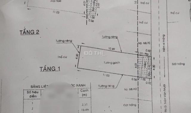 Nhà 4x14m, 1 lầu 4PN Trần Văn Mười gần UB xã Xuân Thới Đông, nhà thờ Bùi Môn