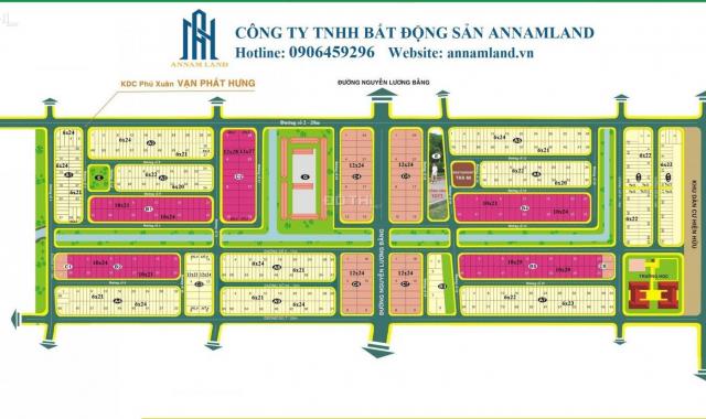 Phú Xuân Vạn Phát Hưng lô đất tốt nhất dự án, chỉ 44tr/m2, LH: 0906459296