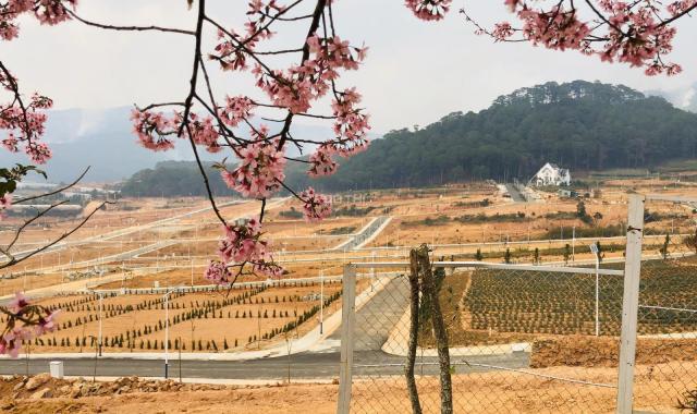 Langbiang Town - Nhượng lại 2 nền Biệt thự đẹp, sát trung tâm thương mại, đã có sổ đỏ giá 15,5tr/m2