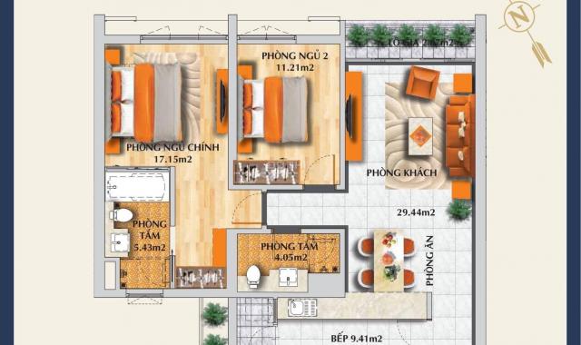 Bán 2PN dự án Diamond Park Plaza - 16 Láng Hạ. Thanh toán 25% nhận nhà, CK 6% 0935388689