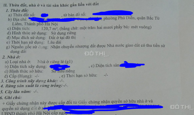 Nhà mặt đường Phú Diễn gần ĐH Tài Nguyên Môi Trường. , kinh doanh cực đỉnh