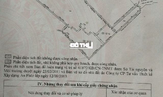 Bán đất mặt tiền Nguyễn Đình Chính, Q. Phú Nhuận, 1585m2 thổ cư, gồm 2 sổ