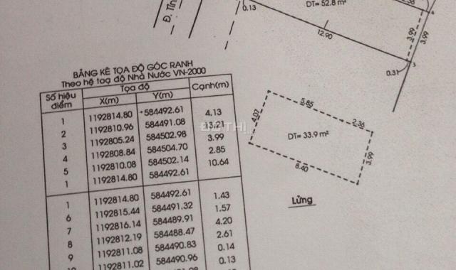 Chính chủ cần bán nhà cấp 4 tại Ấp 3, Xã Phạm Văn Hai, Bình Chánh, HCM, giá cực tốt