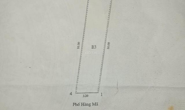 Bán nhà mặt phố Hàng Mã (Q. Hoàn Kiếm), DT 50m2, 4T, MT 3,2m, SĐCC. Giá 39 tỷ