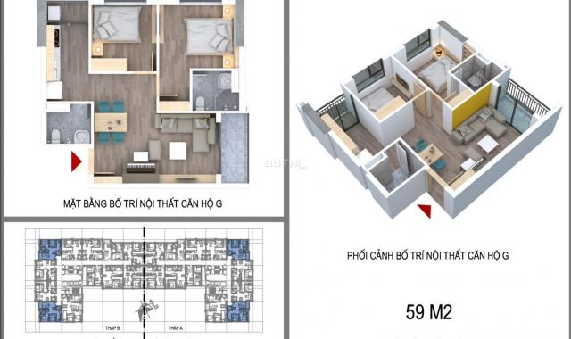 Làm việc trực tiếp không qua môi giới, bán căn hộ 2PN tầng trung hỗ trợ gói vay 4.8% giá gốc 900tr