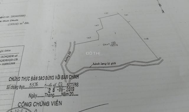 Bán hơn 1,9ha đất hai MT nhựa có nhà mái thái, sân vườn, cây ăn trái,2000 cây gỗ Tân Thành Bù Đốp