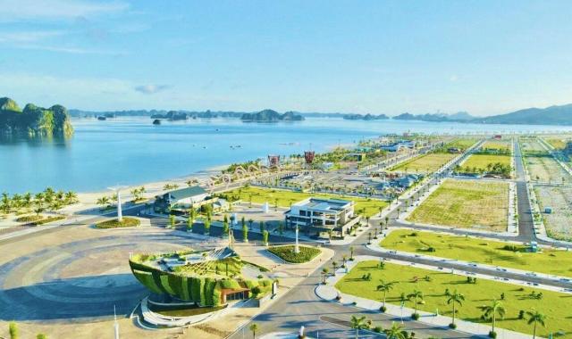 Suất ngoại giao đất biệt thự biển Phương Đông Vân Đồn lô góc 392m2, hướng Đông Nam, kênh điều hòa