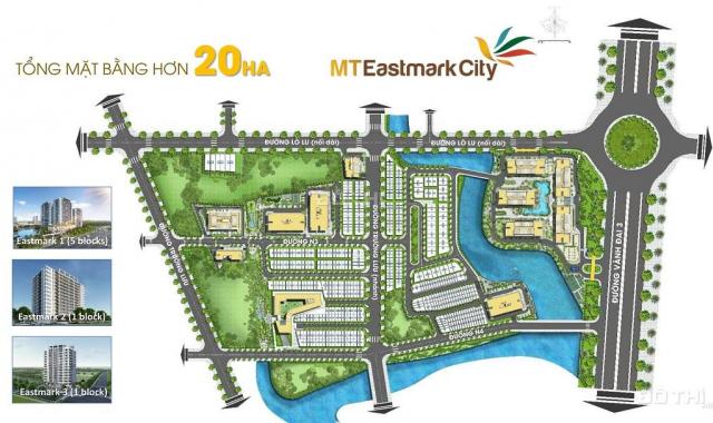 Sinh lời từ ưu thế kép, vừa ở vừa kinh doanh tại shophouse mt Eastmark City. Booking 50tr/suất