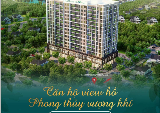 Căn hộ view hồ, phong thủy vượng khí Phương Đông GREEN HOME, duy nhất tại KĐT Việt Hưng, LB, Hanoi