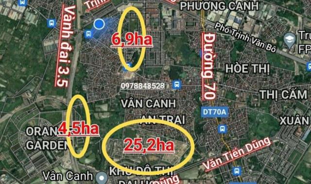 Bán lô đất dịch vụ Vân Canh số 791 có diện tích 45,7m2