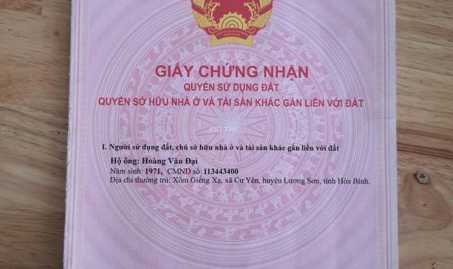 Bán đất gần dự án Legacy Hill, Lương Sơn, Hòa Bình diện tích 400m2 giá 4,5 tỷ