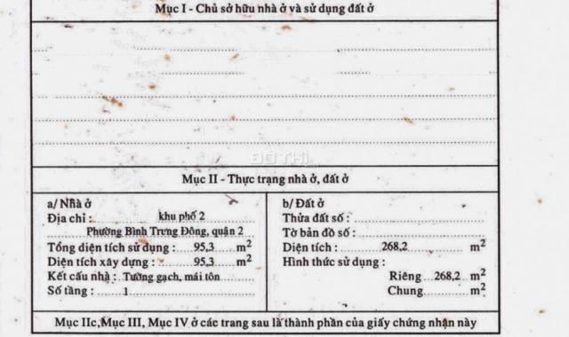 Bán lô đất Bình Trưng Đông, Quận 2, 1889.5m2 đất, đã phân thành 16 lô